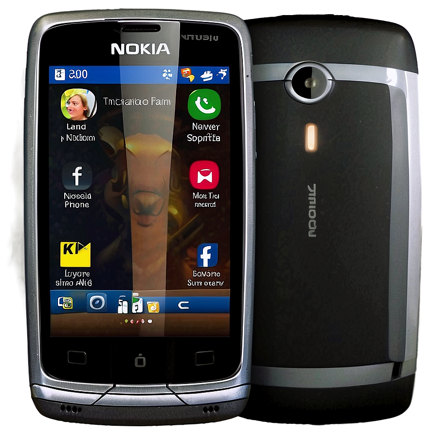 Nokia Phone With Big Screen Png Ecw37