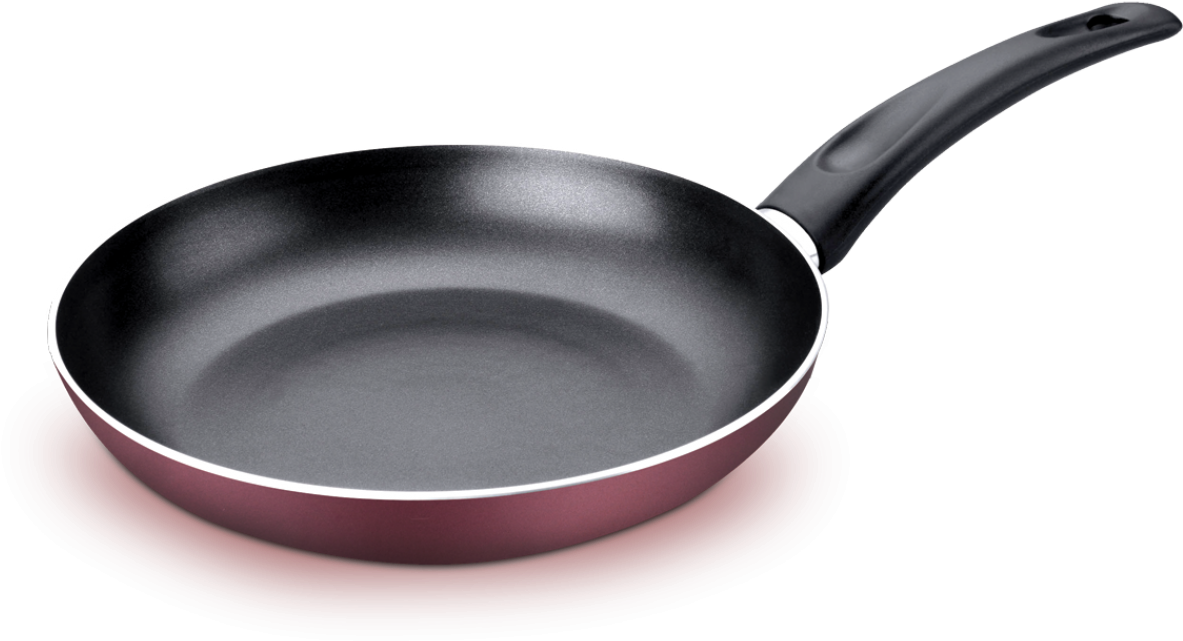 Nonstick Frying Pan Red Black