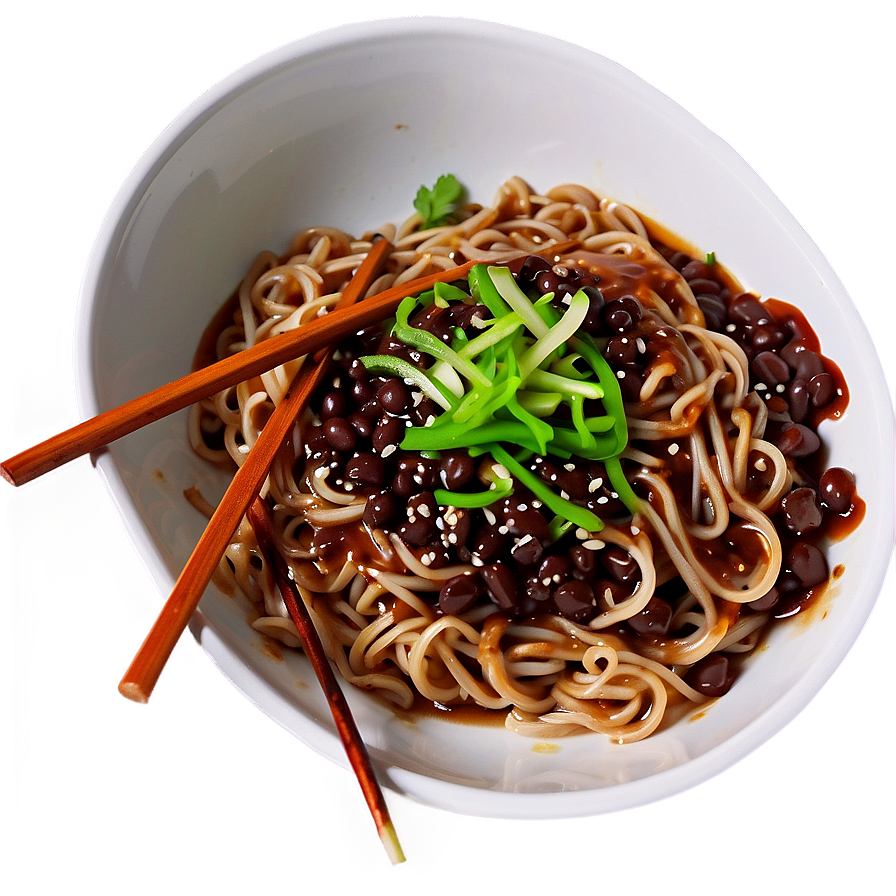 Noodles With Black Bean Sauce Png 72