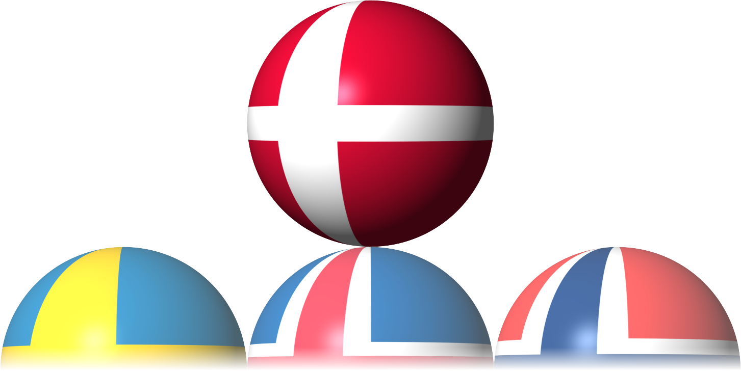 Nordic Flagson Easter Eggs