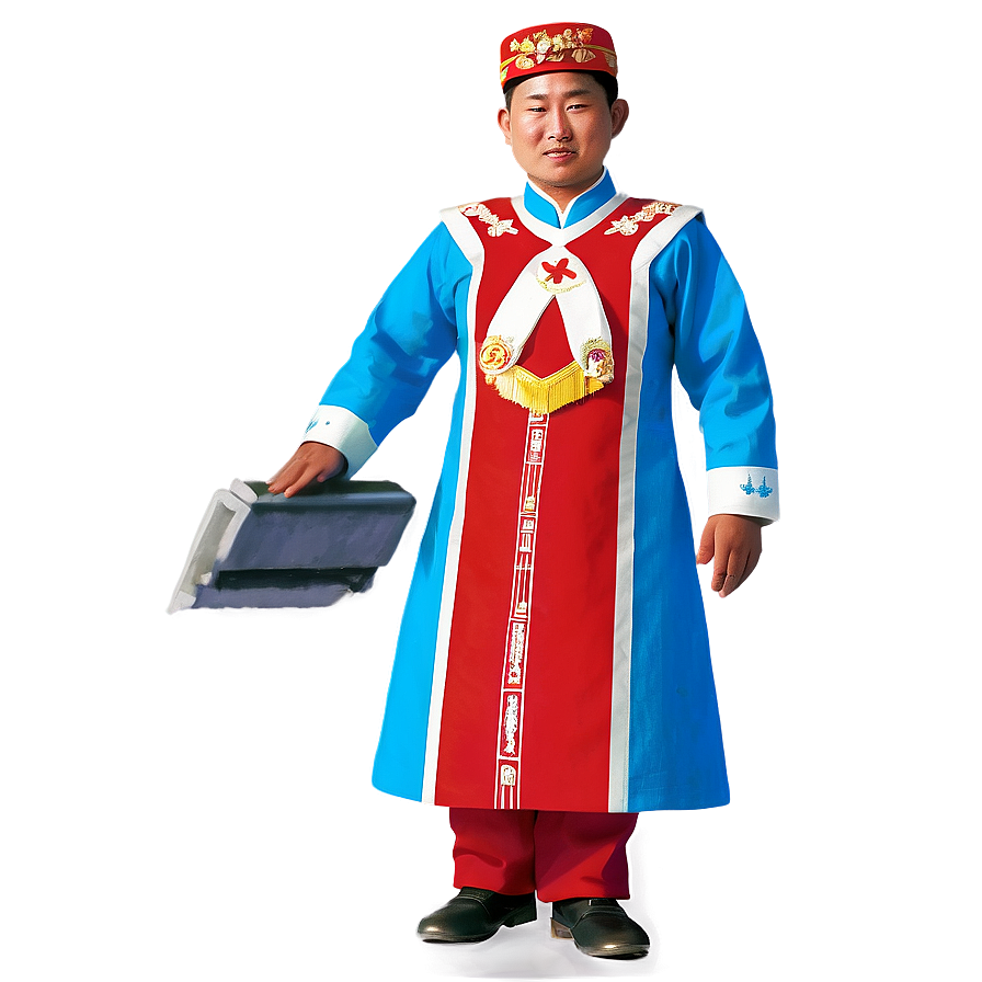 North Korean National Costume Png 68