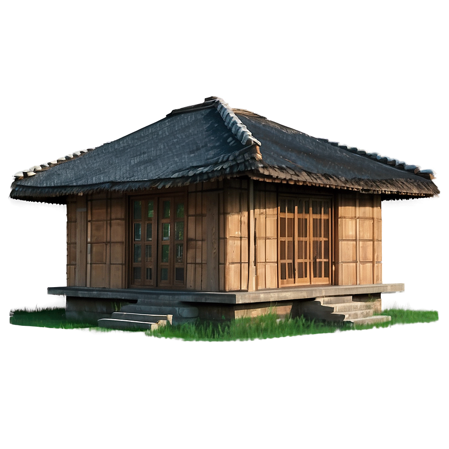 North Korean Traditional House Png Jra4