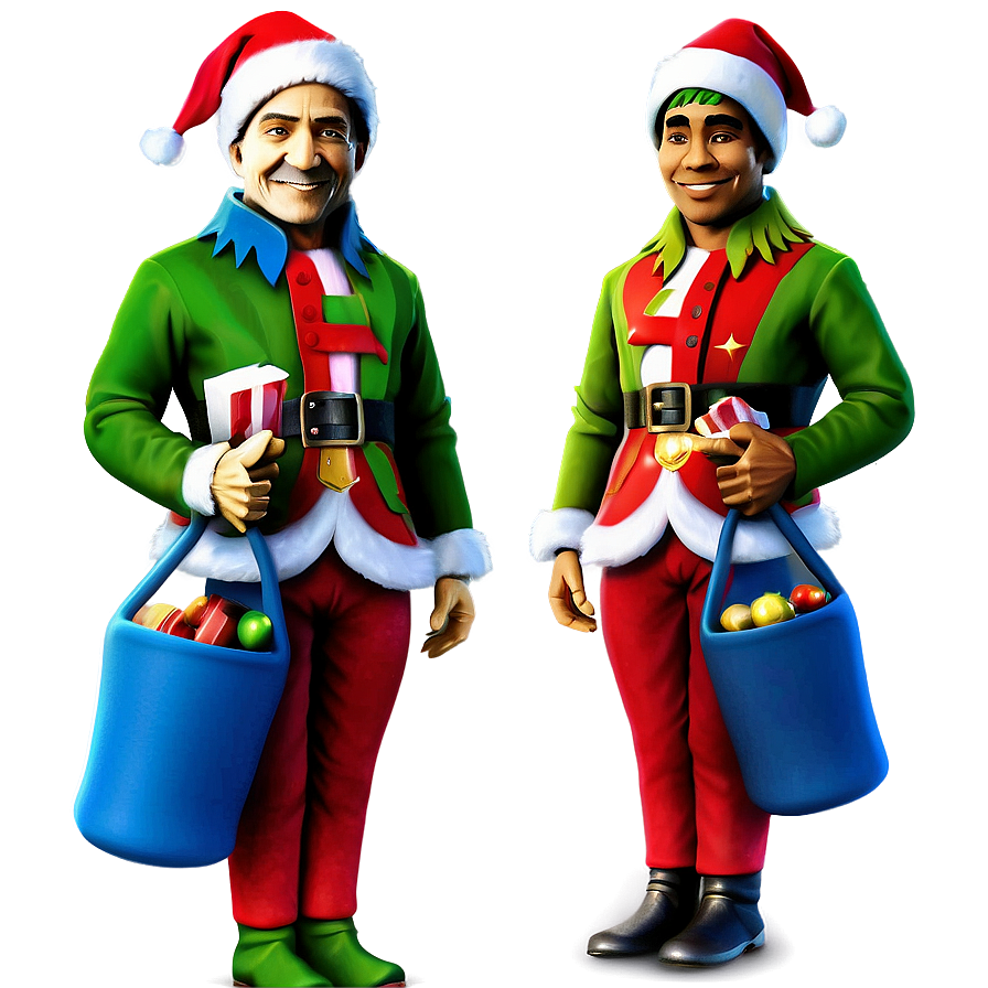 North Pole Christmas Elves Workshop Png 06122024