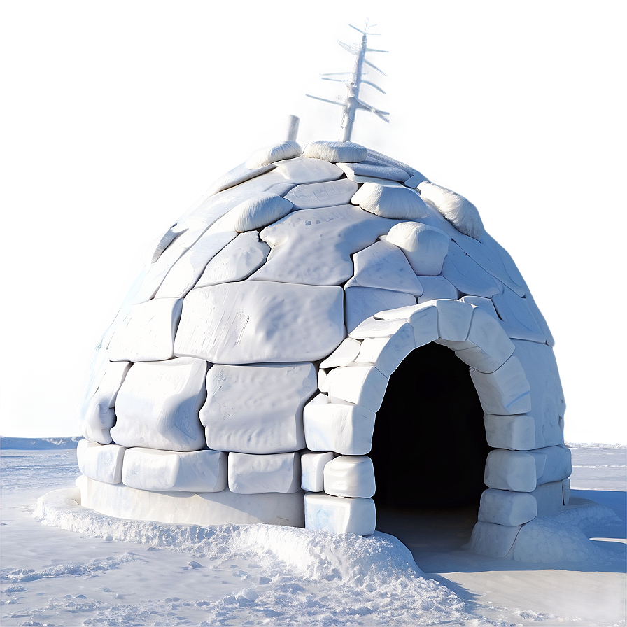 North Pole Igloo Settlement Png 06122024