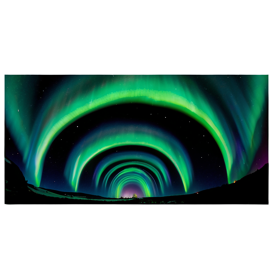 Northern Lights Spectacle Photo Png 29