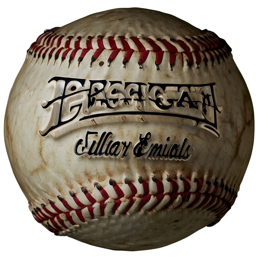 Nostalgic Baseball Design Png 61