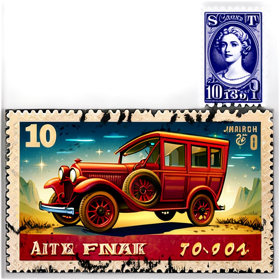 Nostalgic Postage Stamp Png 85