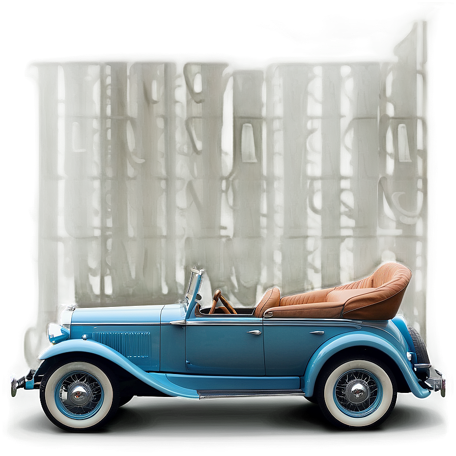 Nostalgic Vintage Car Ride Png Dfg