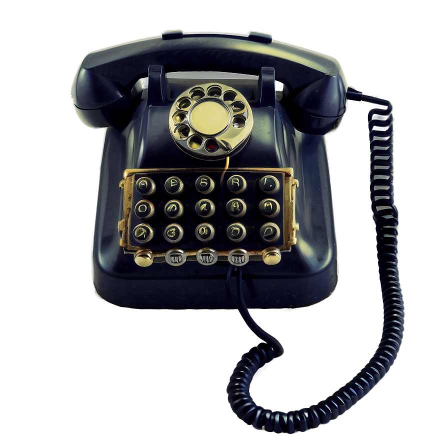 Nostalgic Vintage Phone Png 49