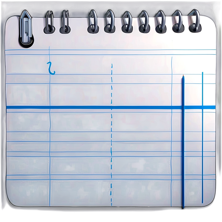 Notebook Paper For Kids Png Ccx