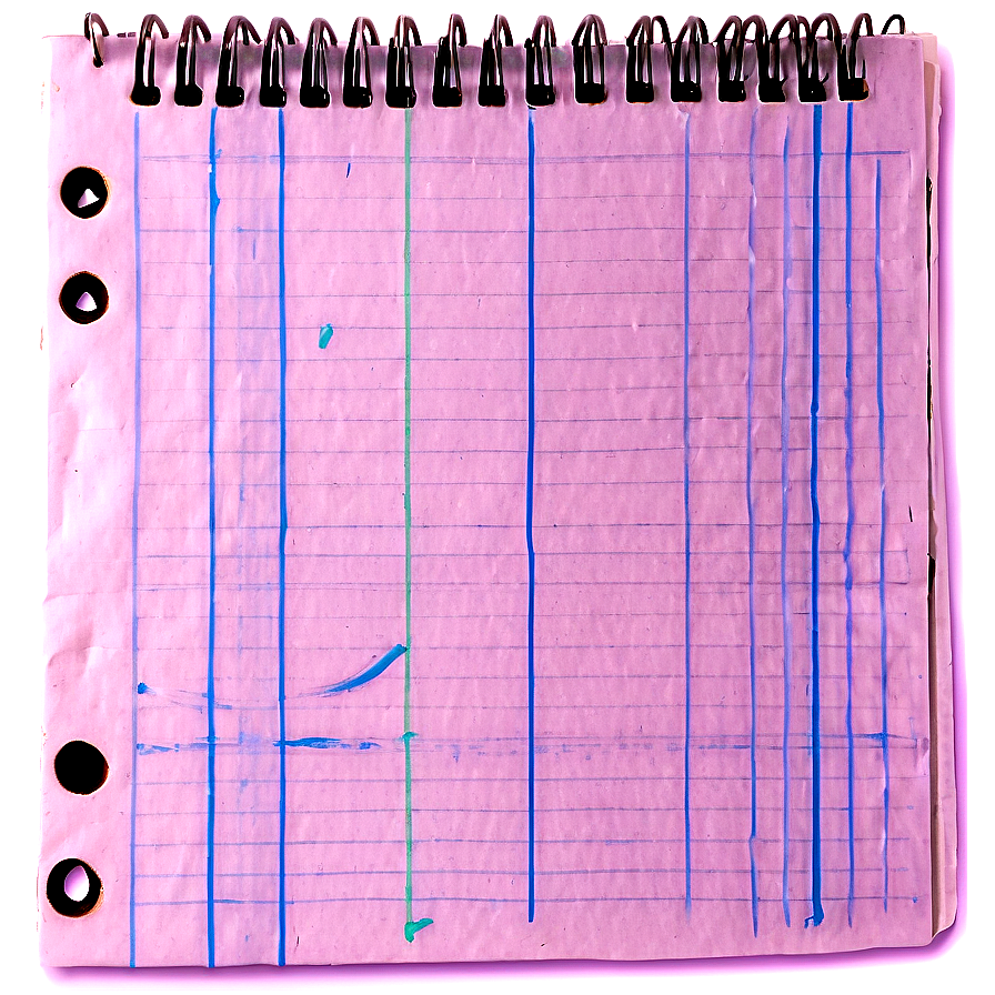 Notebook Paper Tear Png 65