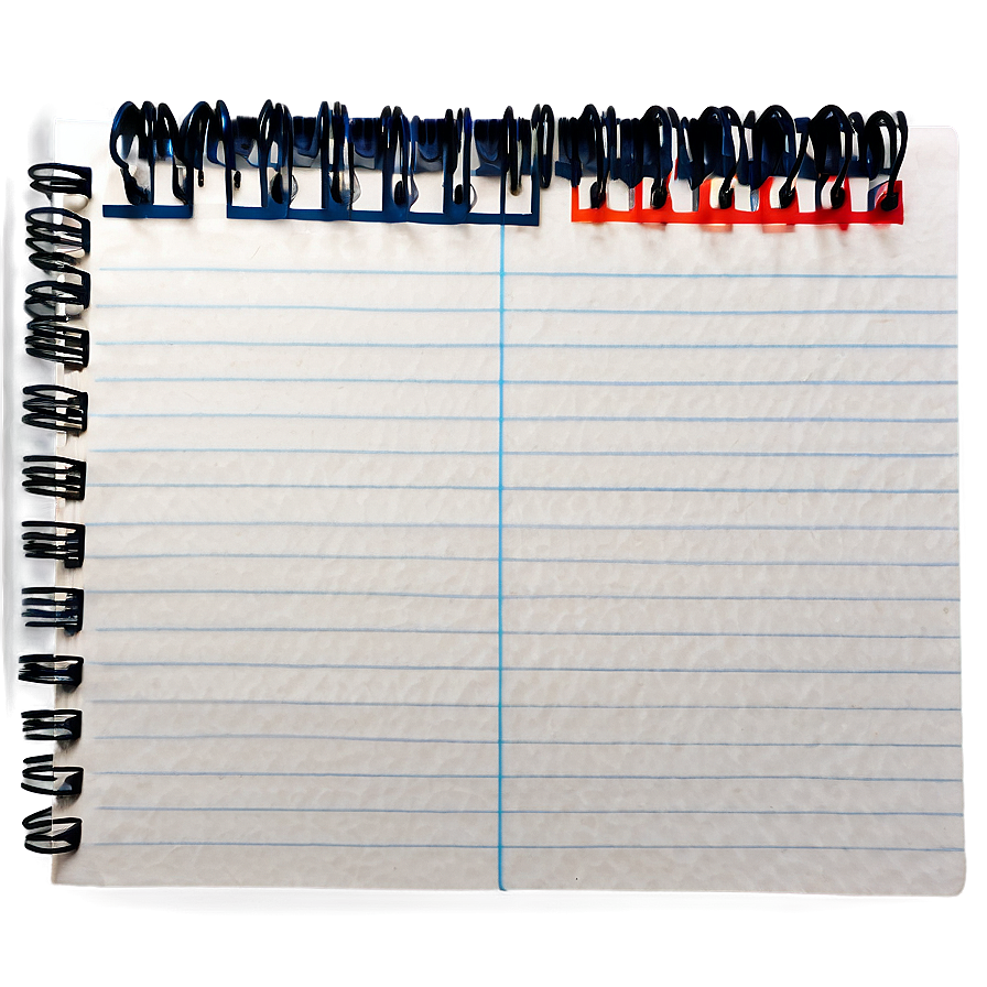 Notebook Paper With Border Png Aab