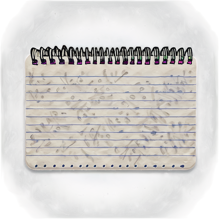 Notebook Paper With Doodles Png 83