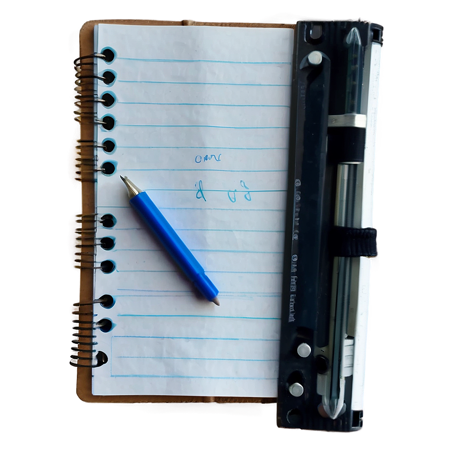 Notebook Paper With Fold Png 14