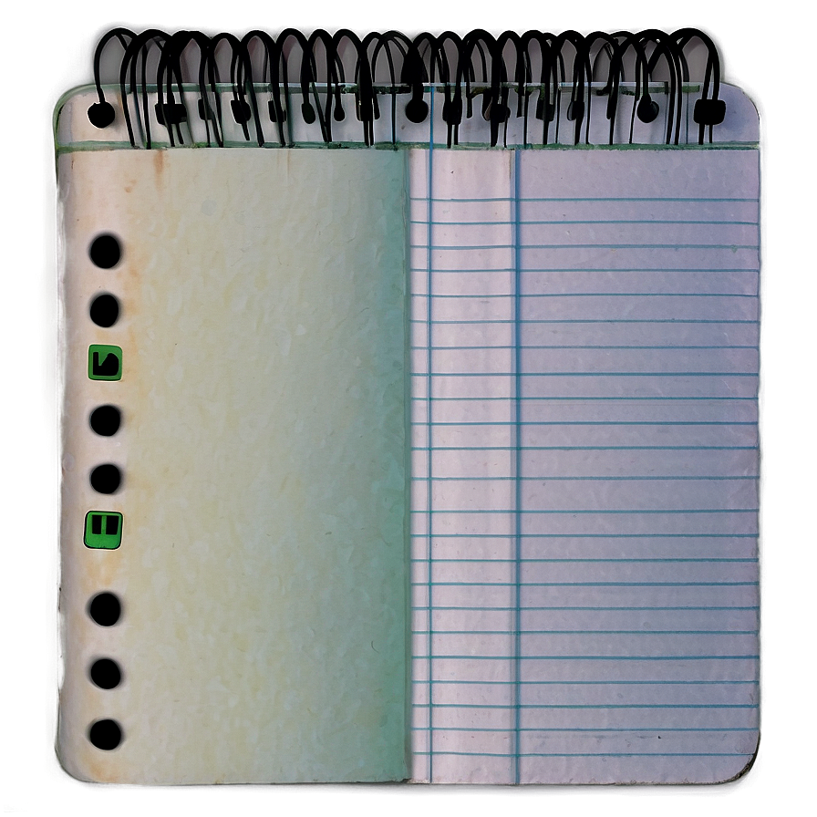 Notebook Paper With Shadow Png Ptp96