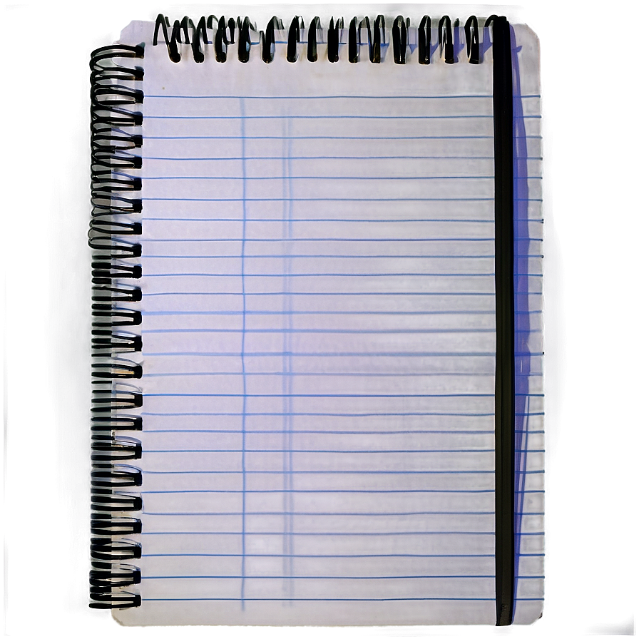 Notebook Paper With Spiral Png Men