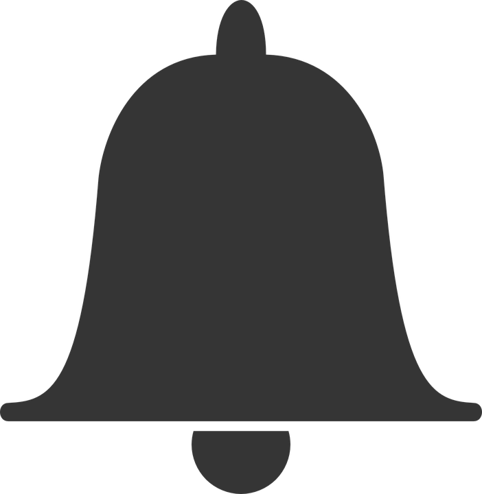 Notification Bell Icon Silhouette