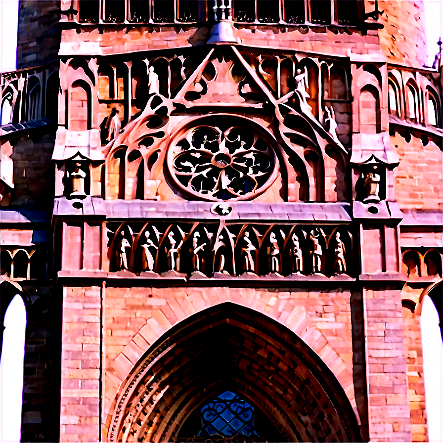 Notre Dame Architectural Marvel Png Lca85