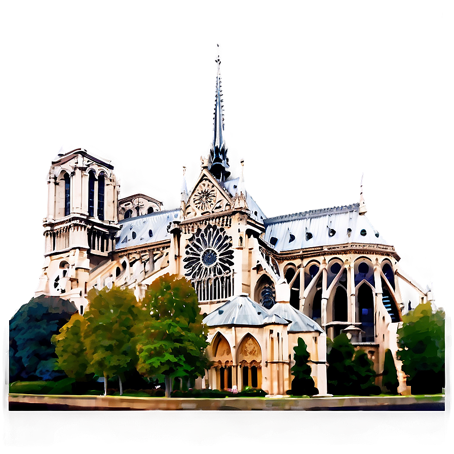 Notre Dame French Gothic Png 64