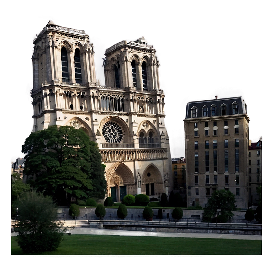 Notre Dame Skyline Png 95