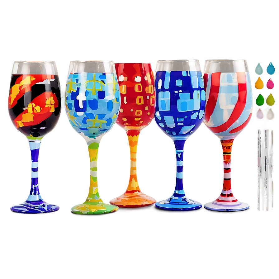 Novelty Wine Glasses Fun Png Paw58