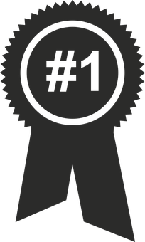 Number One Ribbon Award Graphic