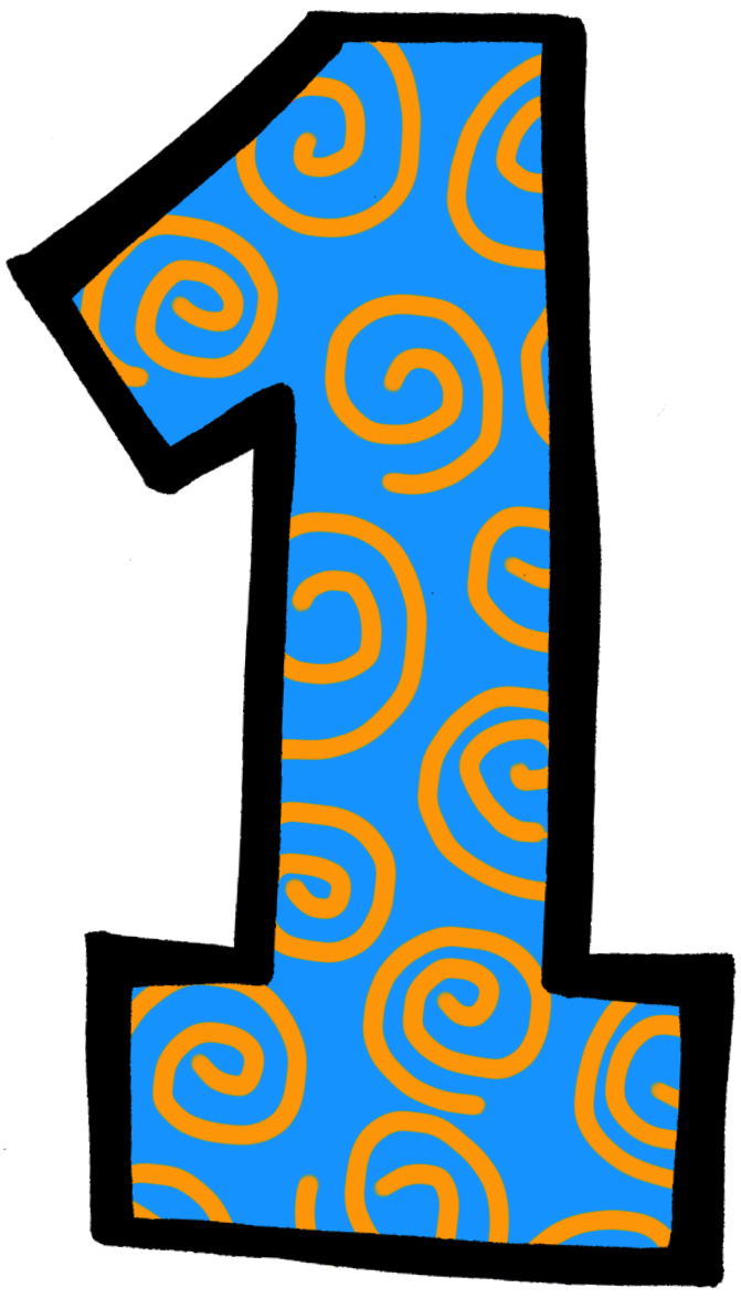 Number One Spiral Pattern