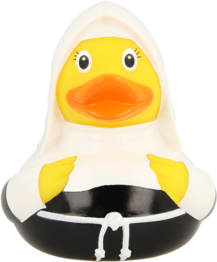 Nun Themed Rubber Duck