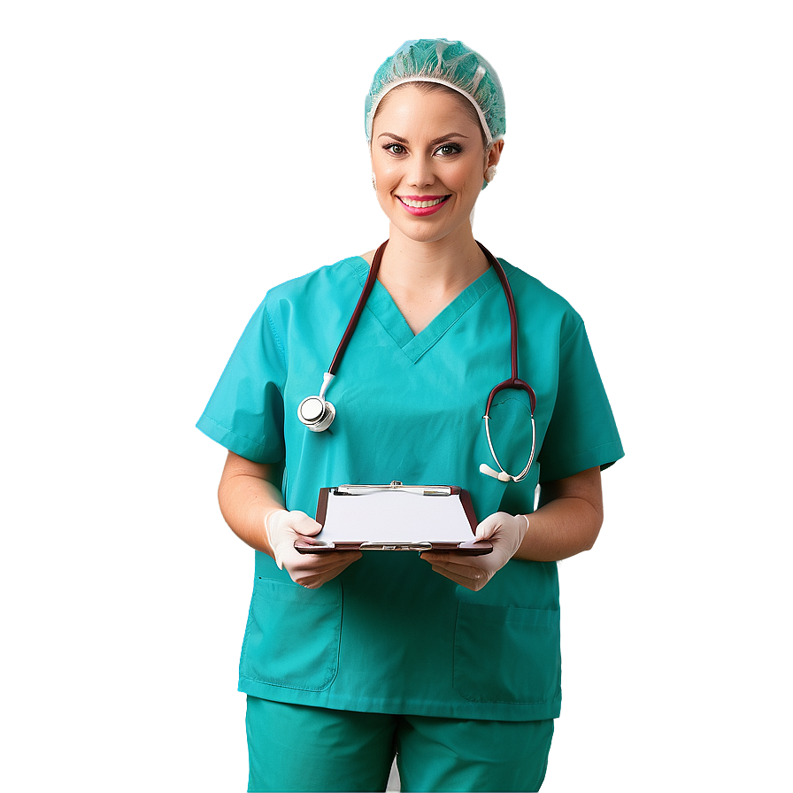 Nurse Holding Clipboard Png 24