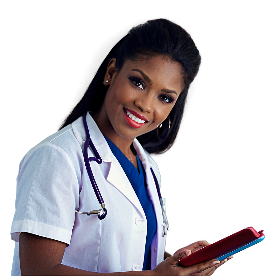 Nurse Holding Clipboard Png Svv95