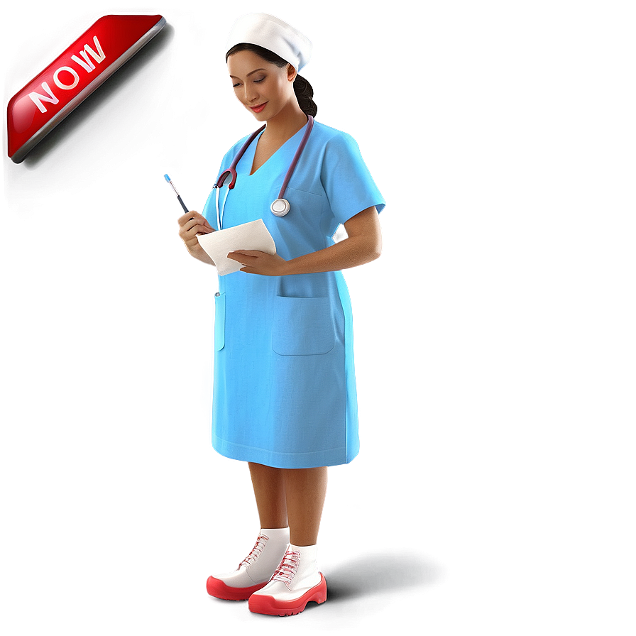 Nurse In Action Png Bmv46