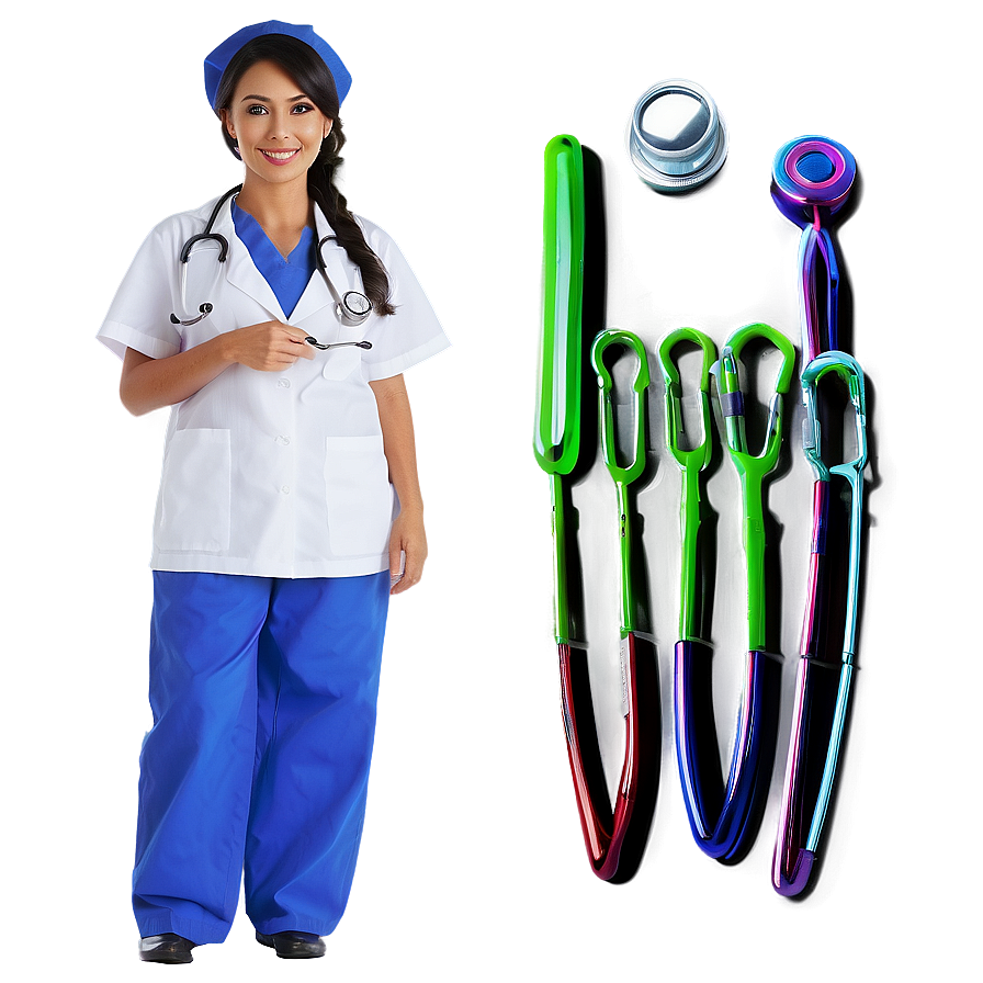 Nurse With Stethoscope Png 79