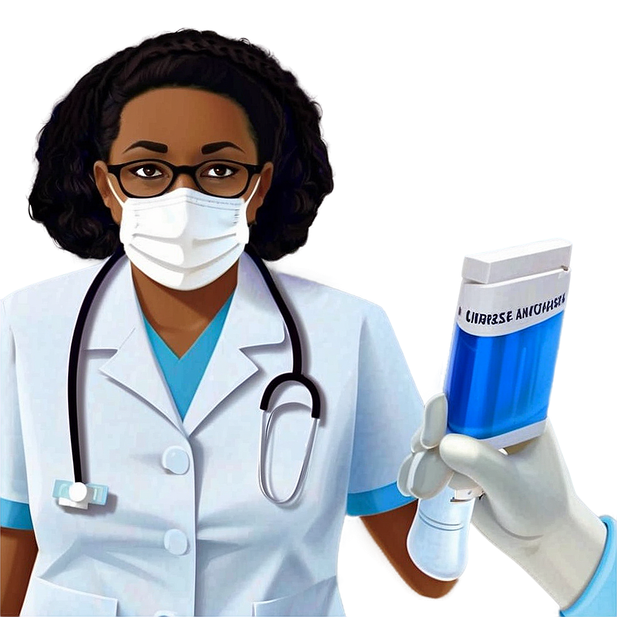 Nurse With Vaccine Png Tyg45