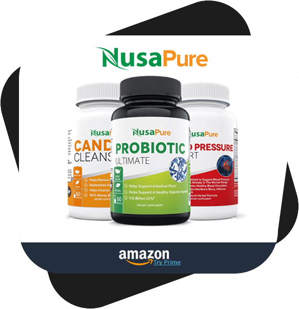 Nusa Pure Supplements Amazon Ad