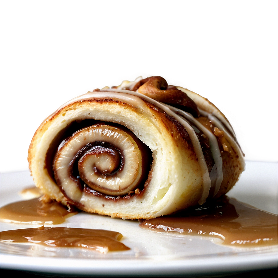 Nutella Stuffed Cinnamon Roll Png Xea