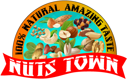 Nuts Town Logo100 Percent Natural Amazing Taste