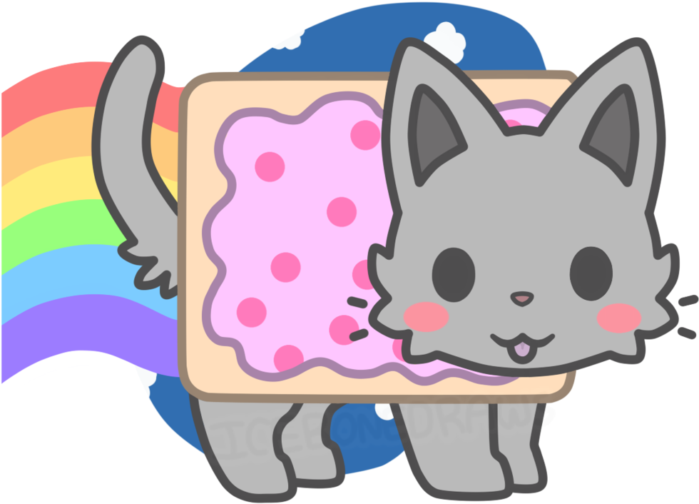 Nyan_ Cat_ Pop_ Tart_ Rainbow