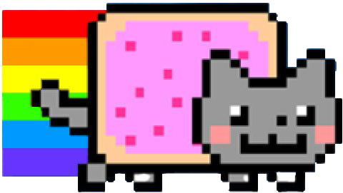 Nyan_ Cat_ Pop_ Tart_ Rainbow