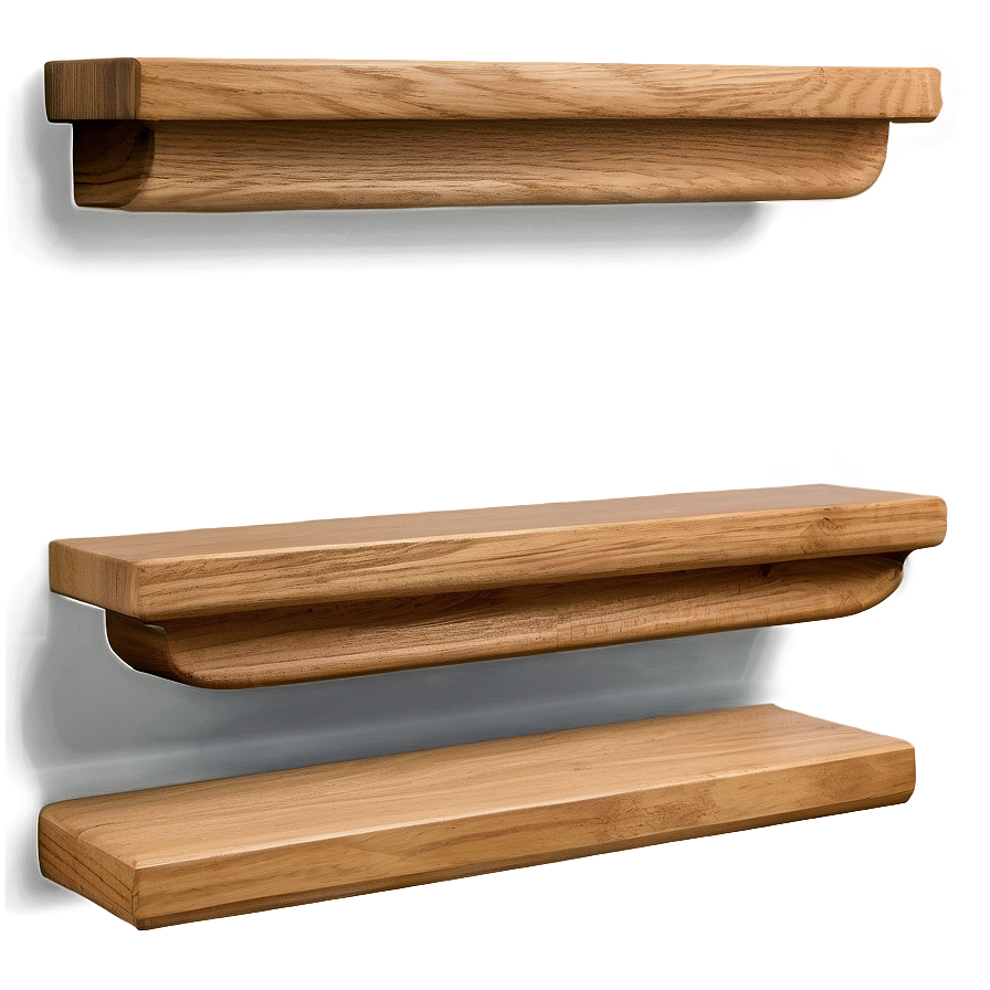 Oak Floating Shelves Png Djd