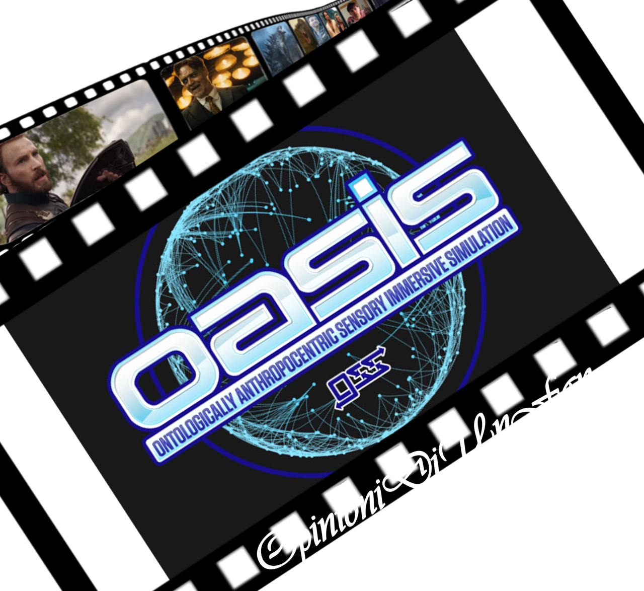 Oasis Logo Film Strip Graphic