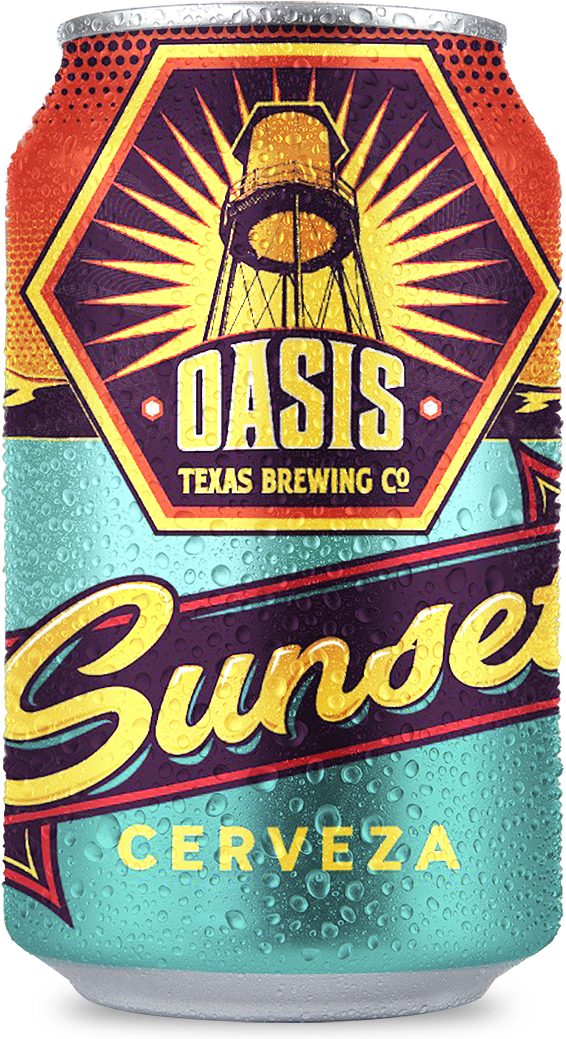 Oasis Texas Brewing Co Sun Eater Beer Can