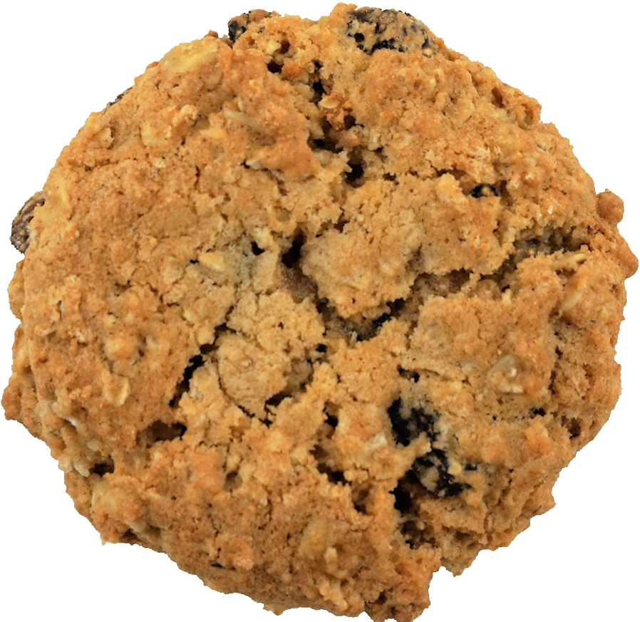 Oatmeal Raisin Cookie Top View.png