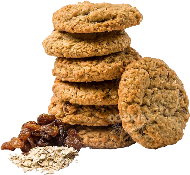 Oatmeal Raisin Cookies Stack