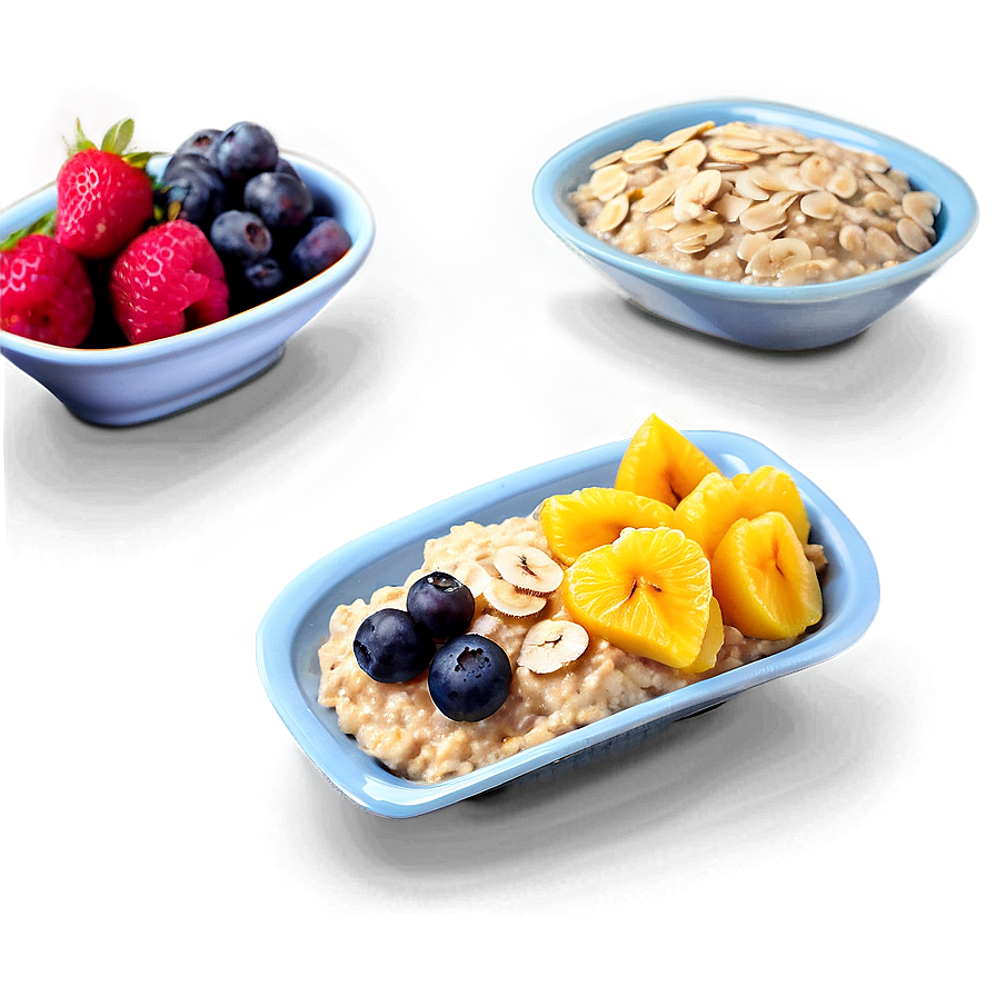 Oatmeal With Fruits Png Fph24