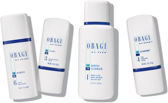 Obagi Nu Derm Skin Care Products Lineup