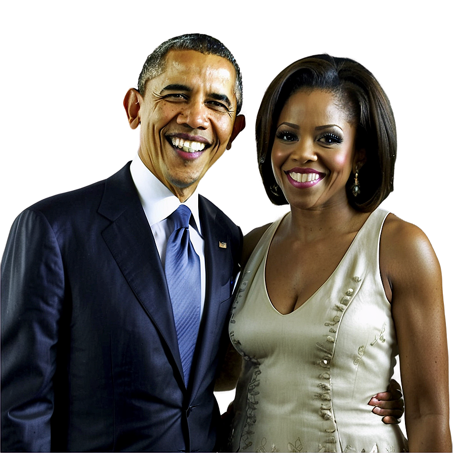 Obama And Michelle Png 14