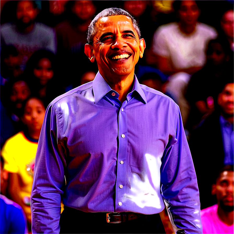 Obama Basketball Game Png Unu