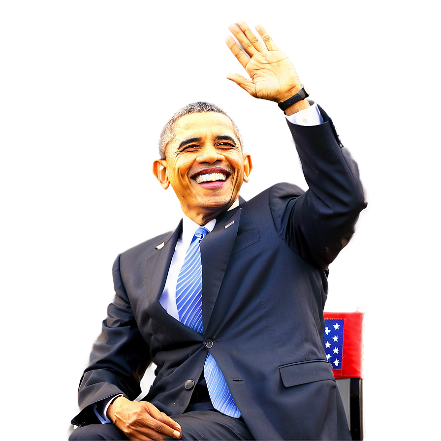 Obama Farewell Wave Png 05242024