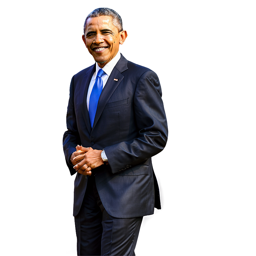Obama In Suit Png 05242024
