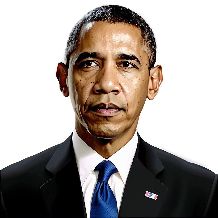 Obama Portrait Png 05242024
